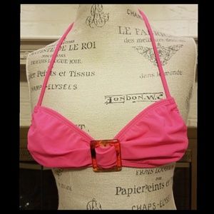 2/$20 ENVYA Pink Bikini Top Large L NEW NWT